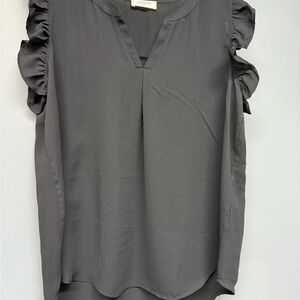 Zenana Outfitters Ruffle Sleeve Blouse